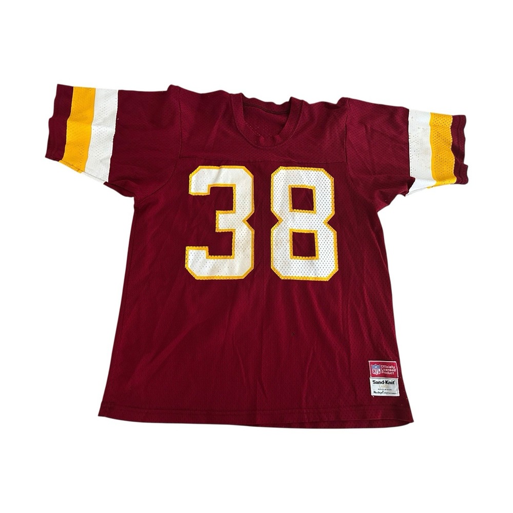 George‎ Rogers Washington Redskins Jersey Vintage Sand Knit MacGregor Large